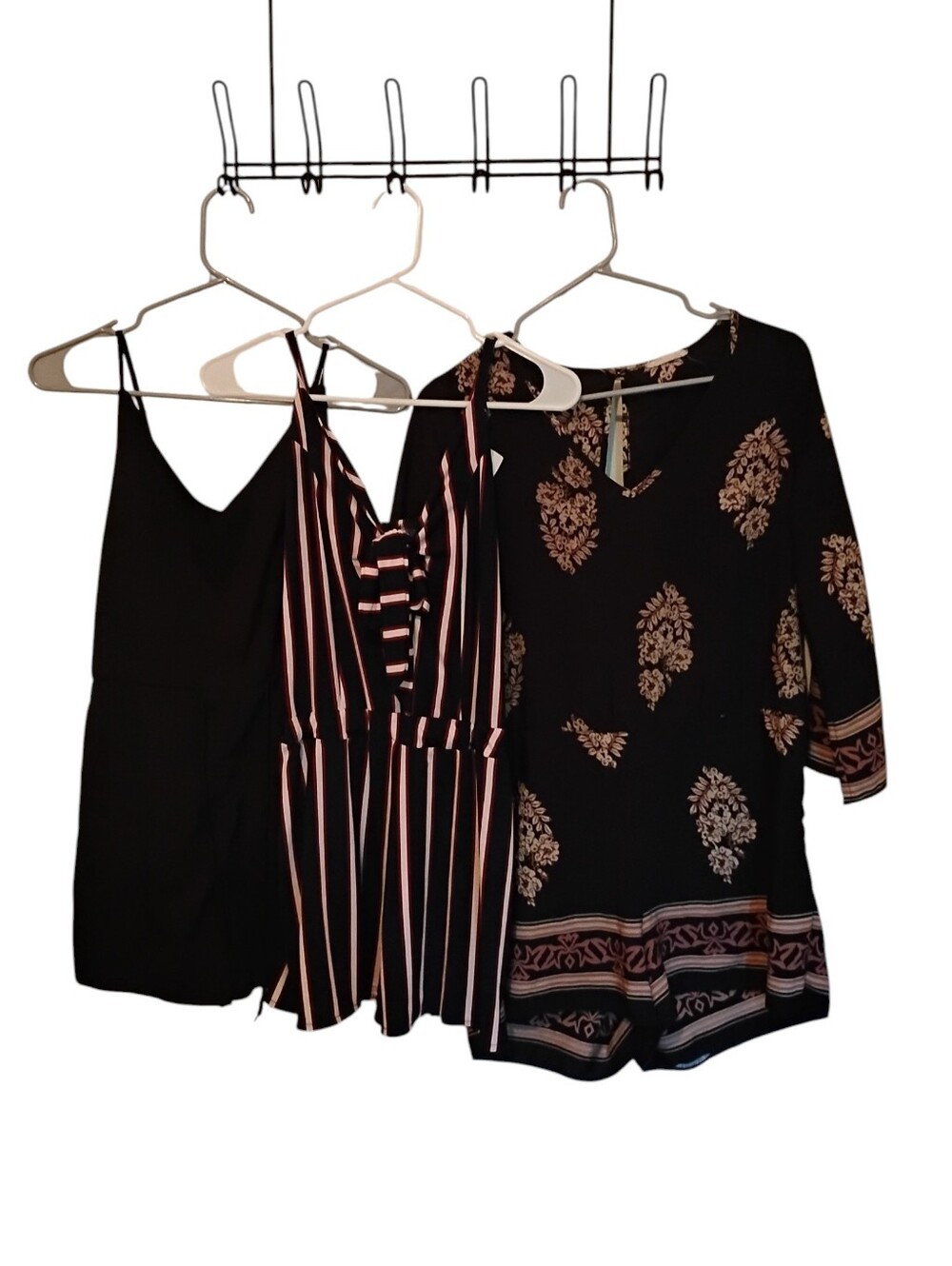 Romper Bundle Stripe Floral 3pc Lot